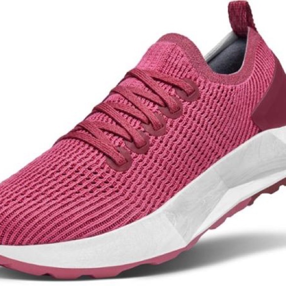 ALL BIRDS - Mens Tree Flyer Running Shoes, Lux Pink Blizzard - Picture 15 of 15